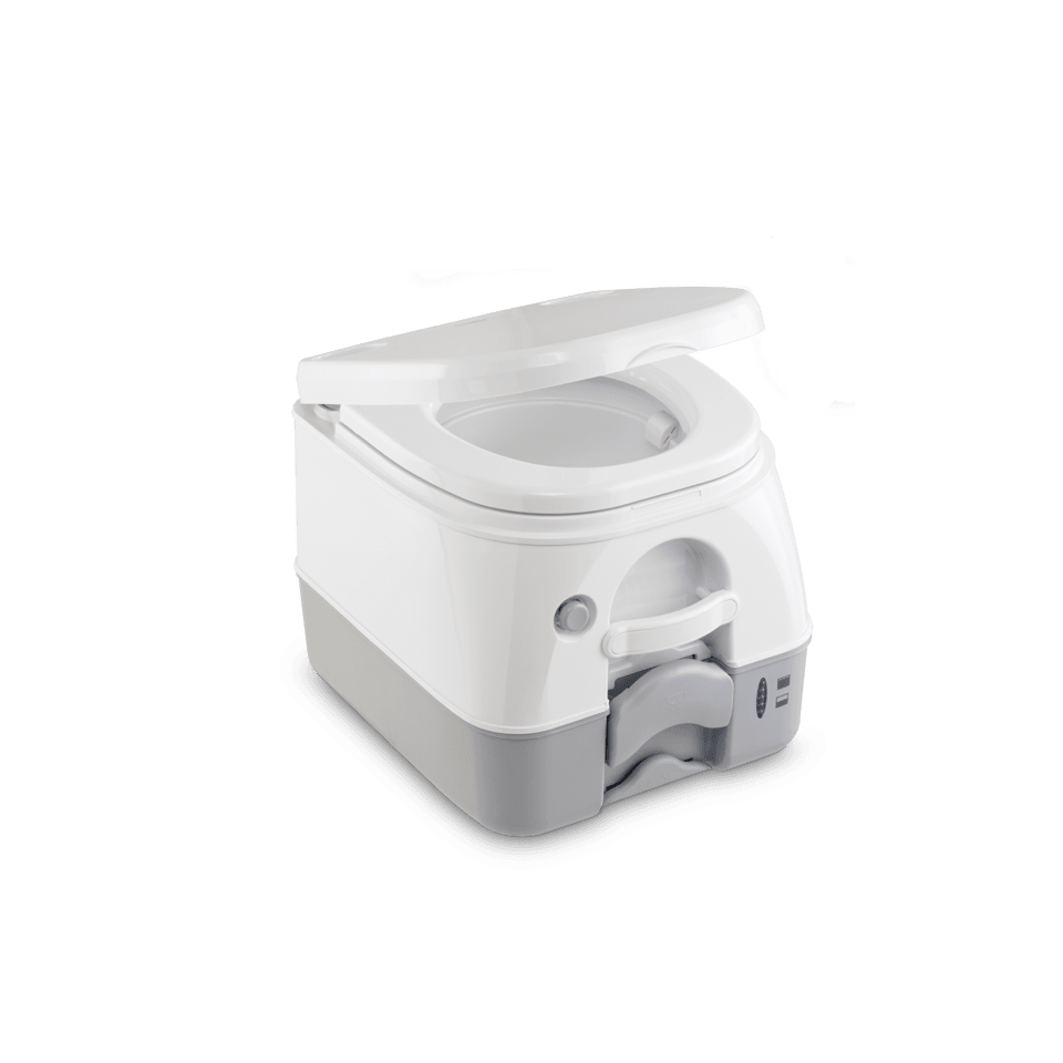 Dometic 301097206 SaniPottie 972 Portable Toilet - 2.6 Gallon Waste Tank, Gray – image 1