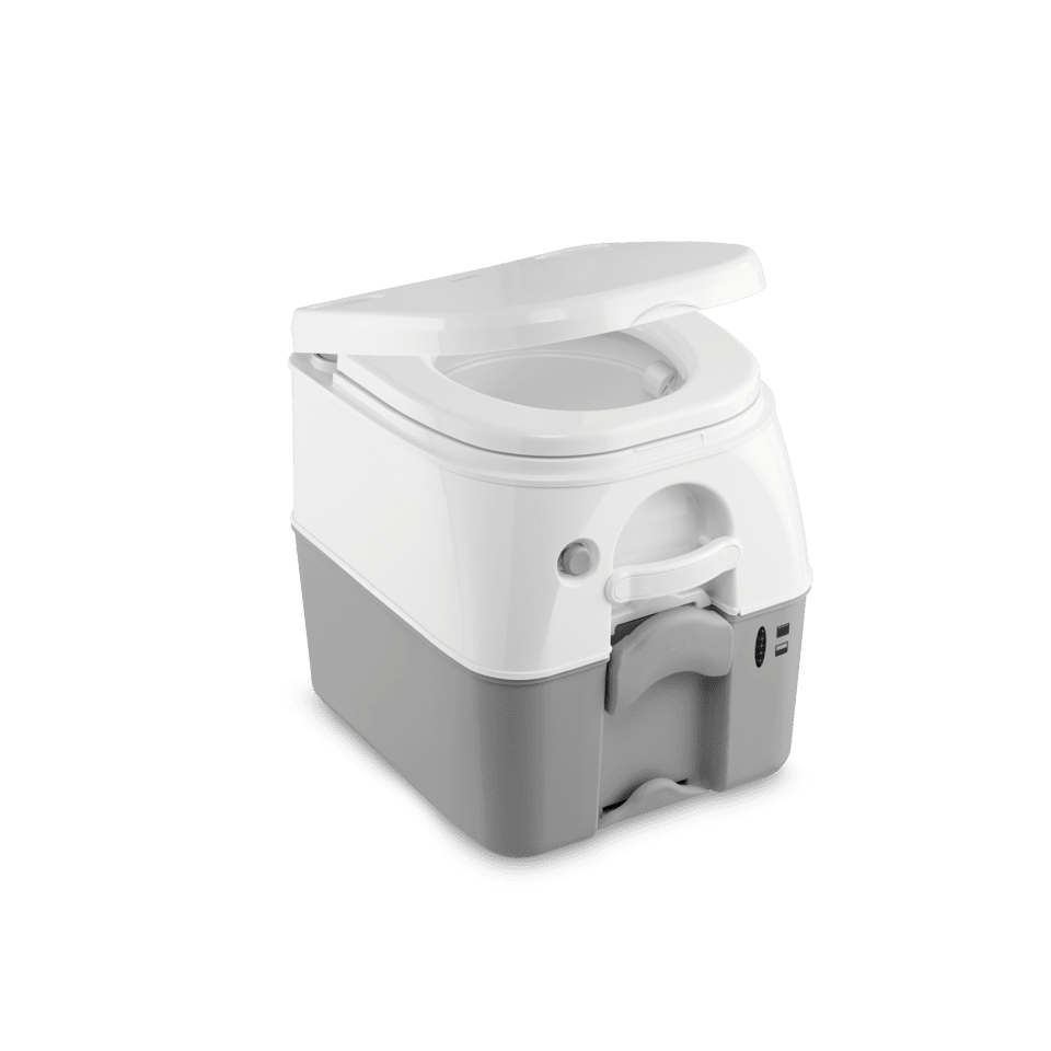 Dometic 301097606 SaniPottie 976 Portable Toilet - 5 Gallon Waste Tank, Gray – image 1