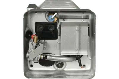 Tank-style RV water heaters for campers, motorhomes and travel trailers
