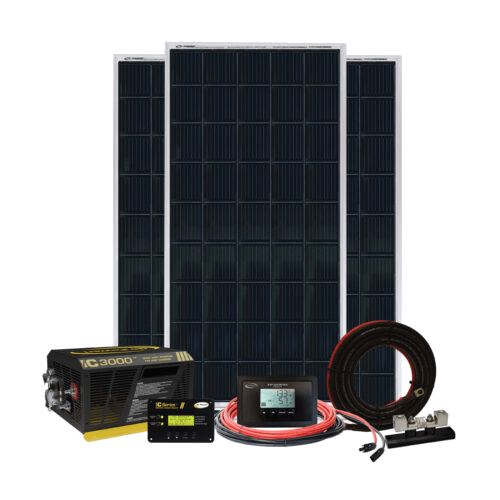 RV solar panels, solar kits, lithium batteries and deep cycle batteries