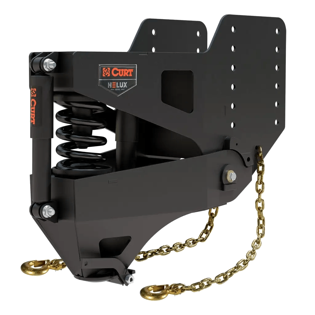RV hitches, fifth wheel hitches, pin boxes and towing components