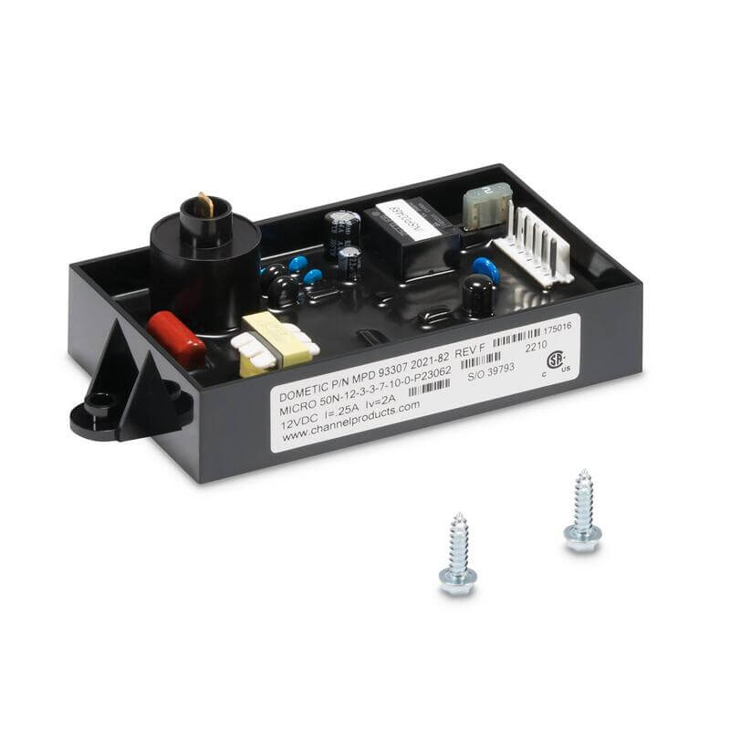 RV water heater parts, control boards, gas valves and access doors
