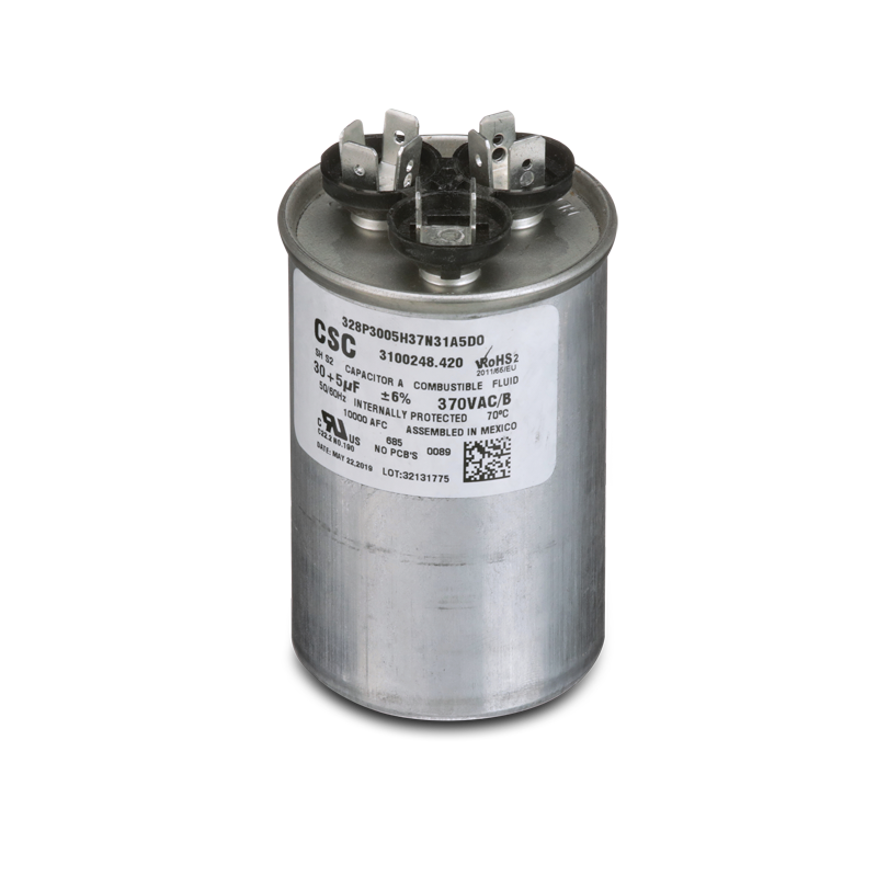 RV air conditioner capacitors for Coleman-Mach and Dometic rooftop A/C units