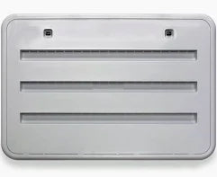 RV refrigerator roof vents, wall vents, vent covers and bases