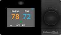 RV furnace thermostats and heating temperature controls