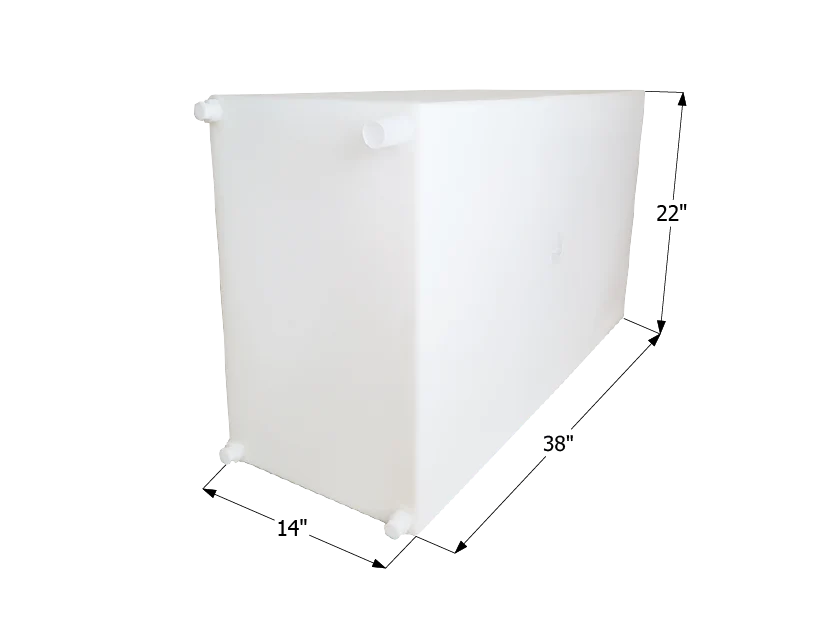 Icon 12453 50 Gallon Fresh Water Tank, 38" Length x 22" Width x 14" Height – image 1