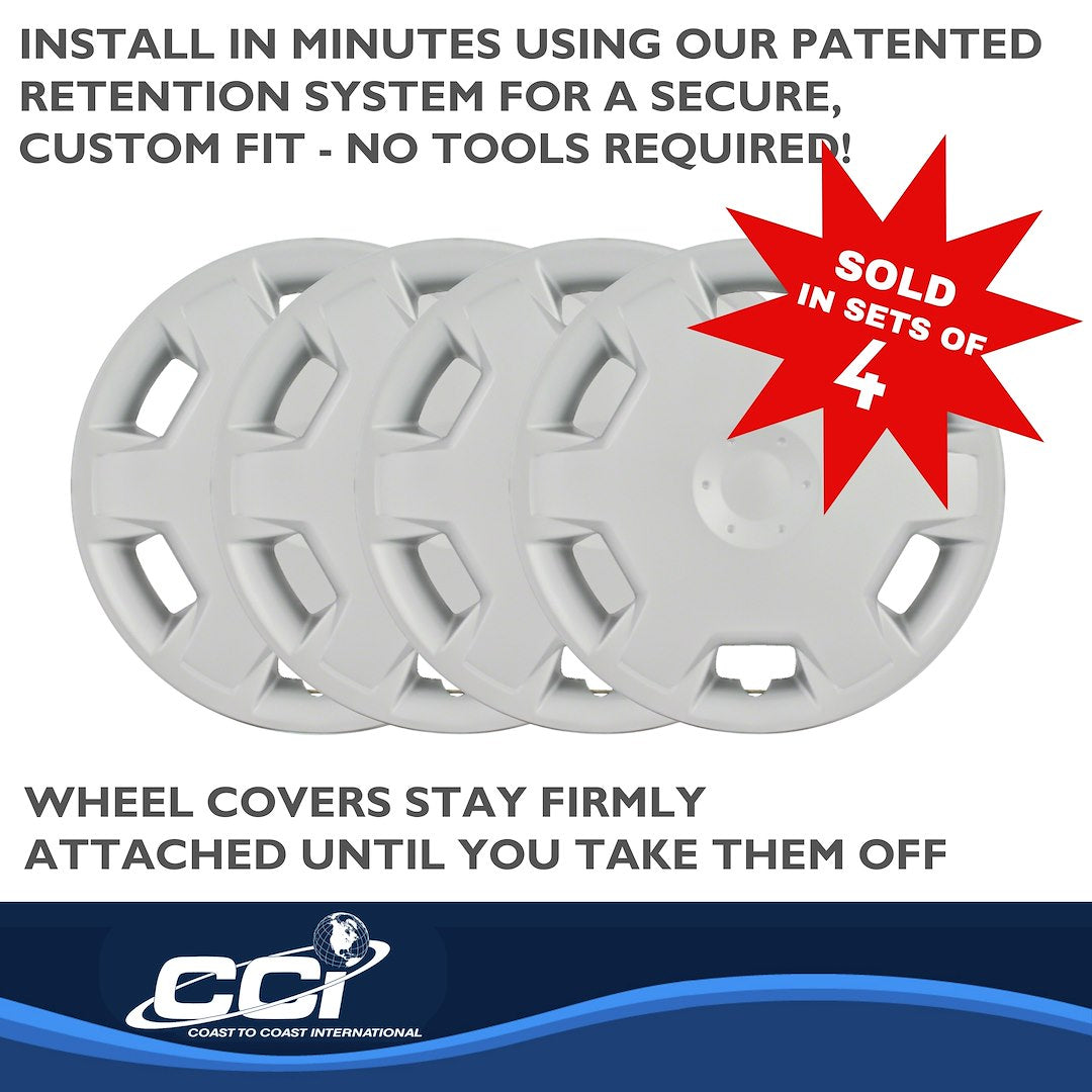 Coast To Coast 44715S Six-Hole Wheel-Cover Set for Versa - image 4
