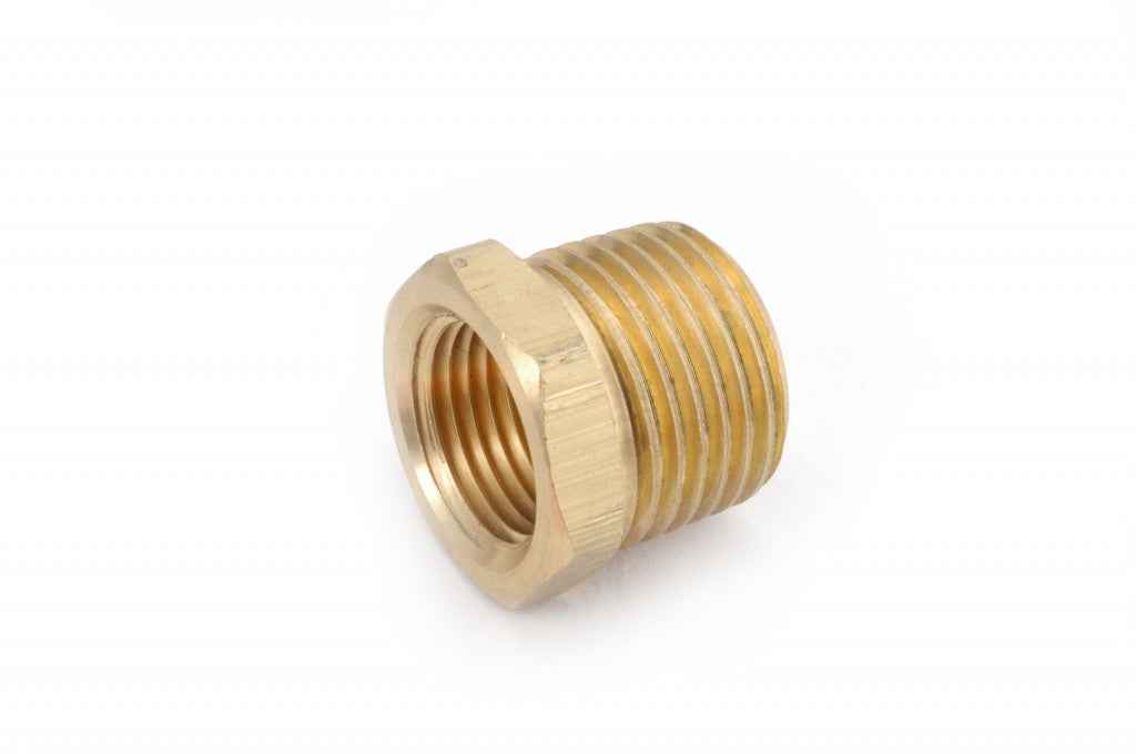 Anderson Fittings 7061100604 Brass Hex Bushing, 3/8 to 1/4 Inch