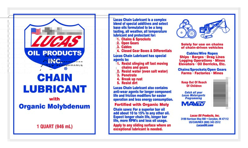 Lucas Oil 10014 Lubricant for Chains