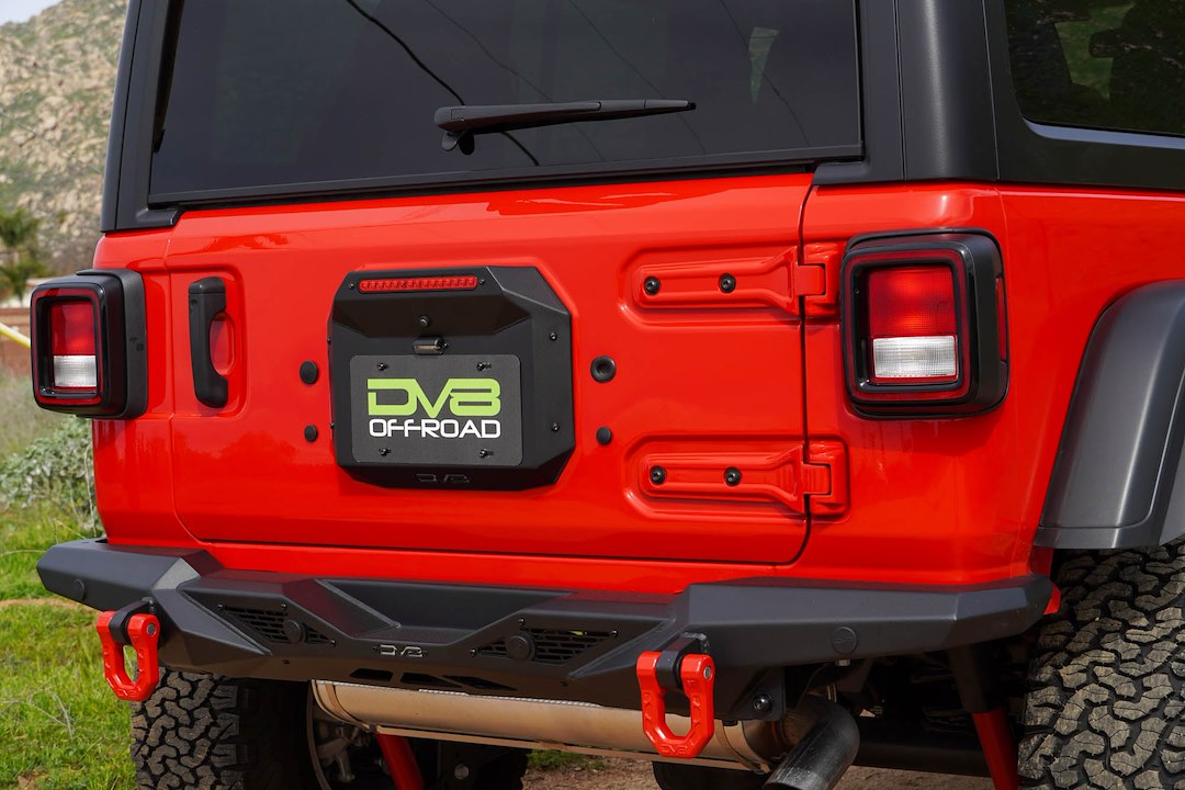 DV8 Offroad TSJL-04 Jeep Tailgate Vent Panel