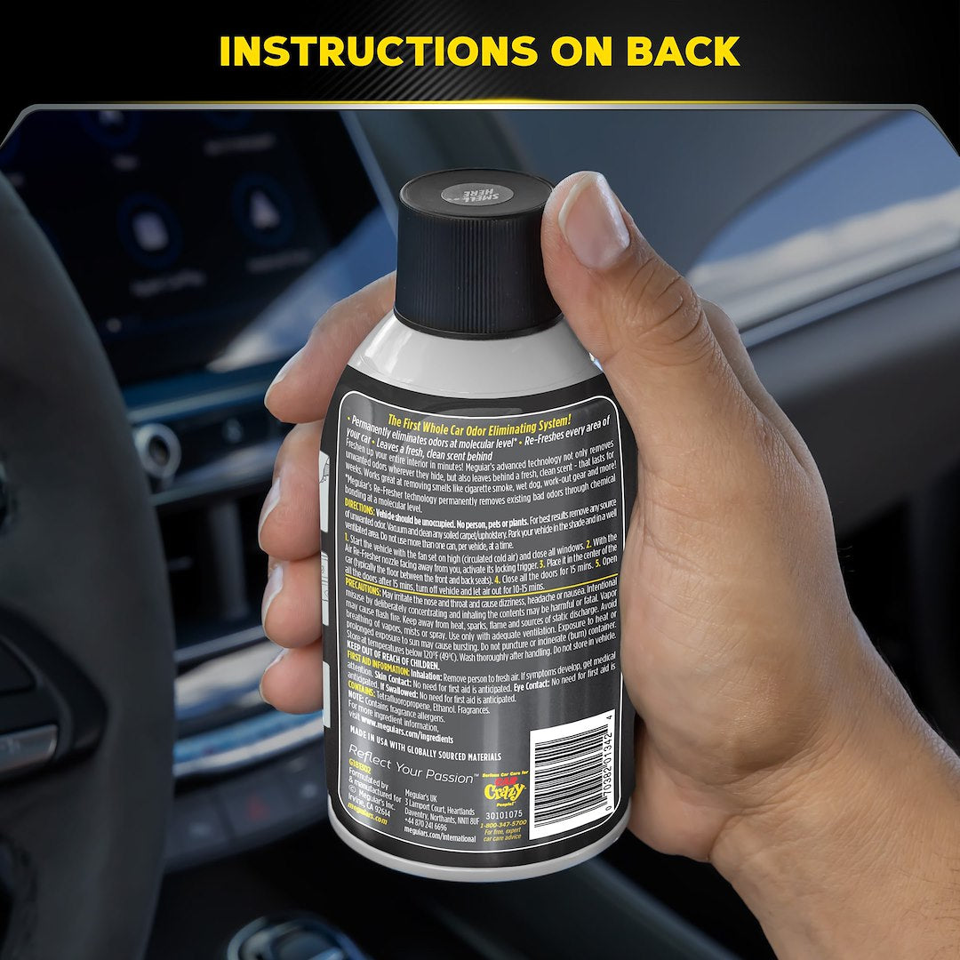 MEGUIARS WAX Meguiars Air Freshener (G181302) – Color: Black Chrome