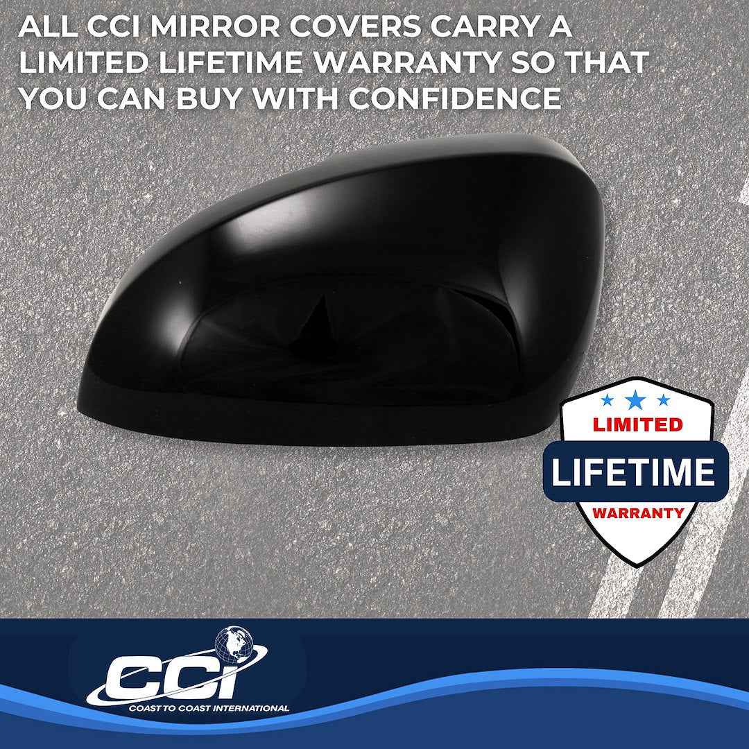 Coast To Coast MC67555BLK Rogue Painted Signal-Mirror Top Set