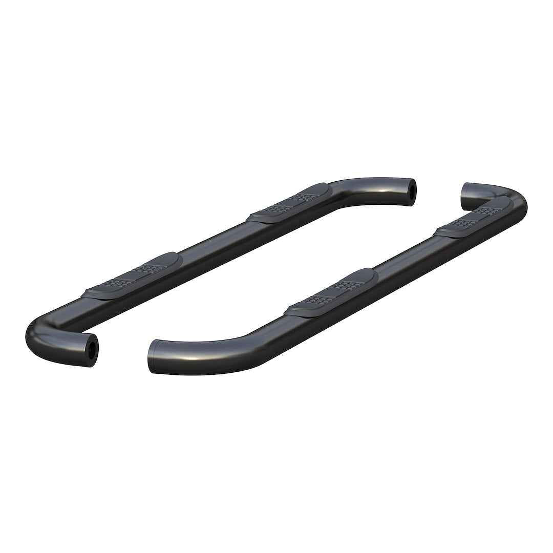 Aries 205044 Black 3-Inch Curved Round Side Steps