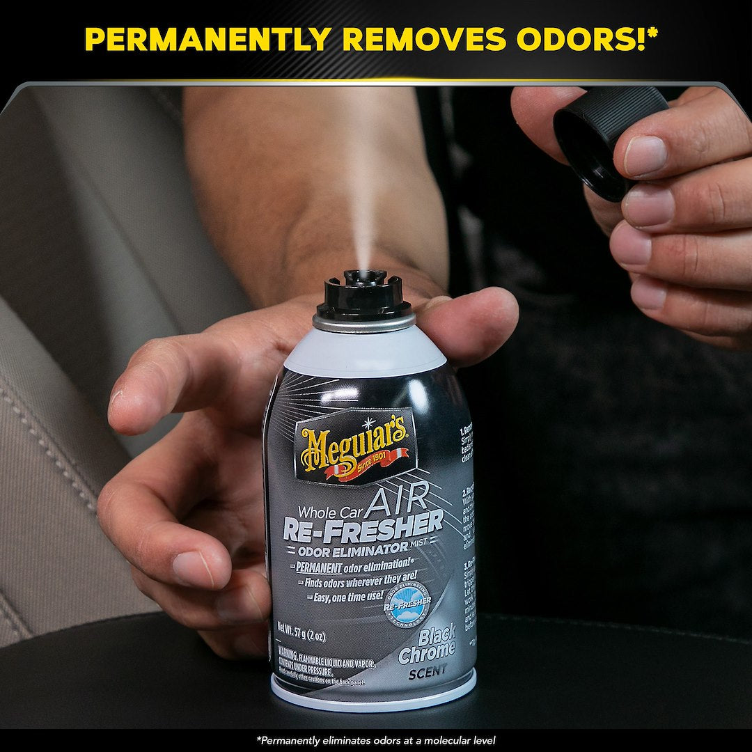 MEGUIARS WAX Meguiars Air Freshener (G181302) – Color: Black Chrome