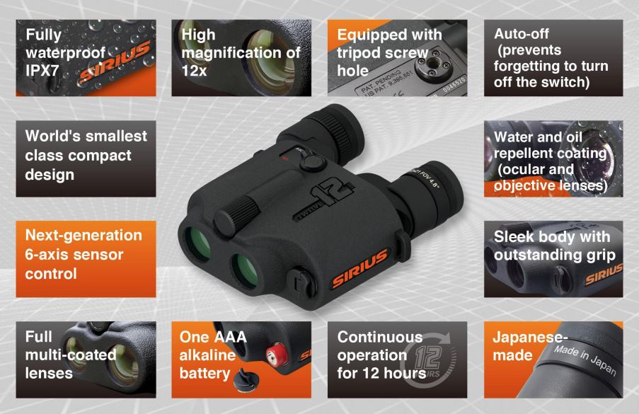 Si-Tex 28100699 SIRIUS12 Binoculars