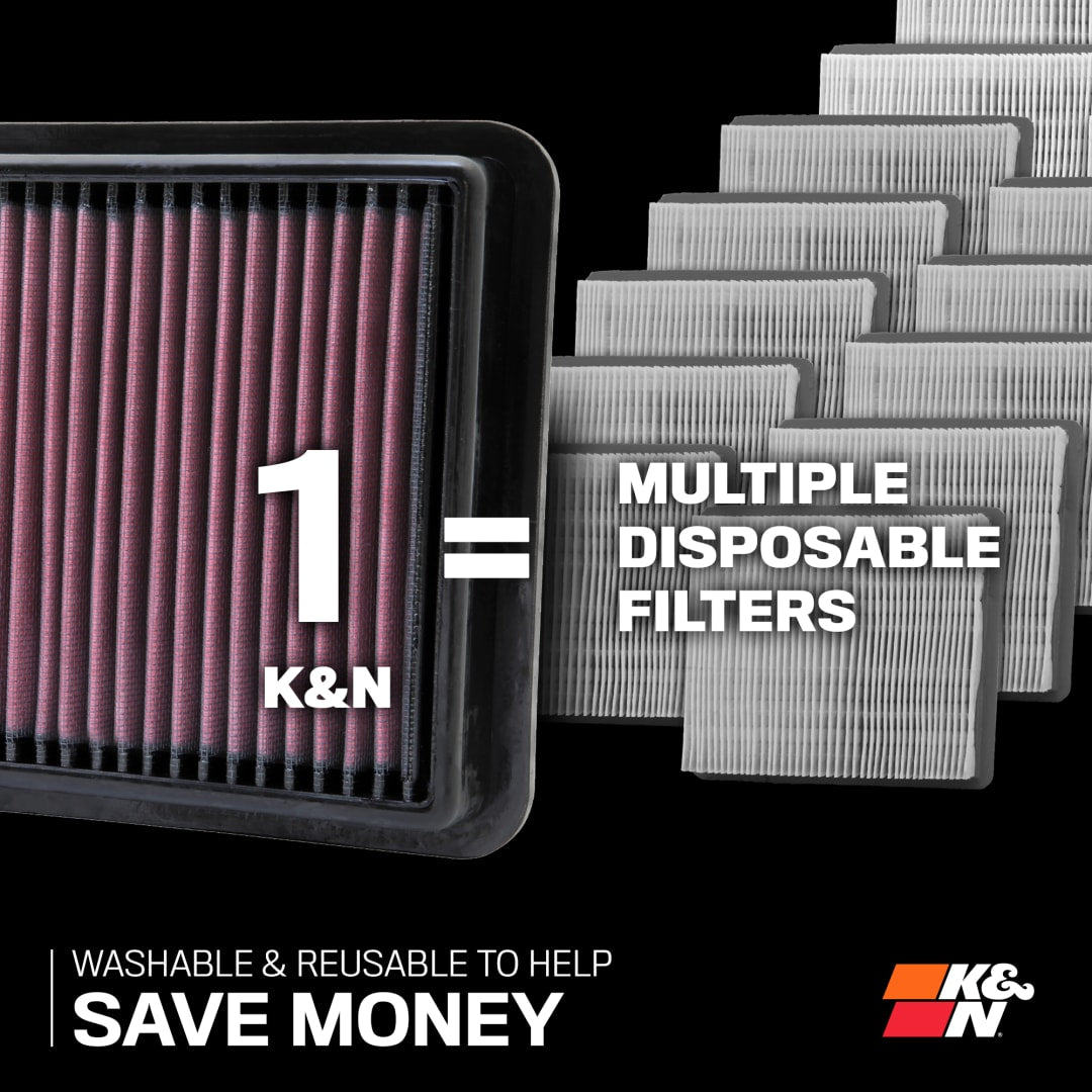 K&N 33-5151 High-Flow Drop-In Intake Filter