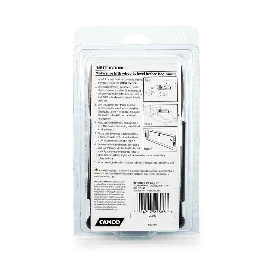 Camco AccuLevel RV Level Mounting Bracket – 25583