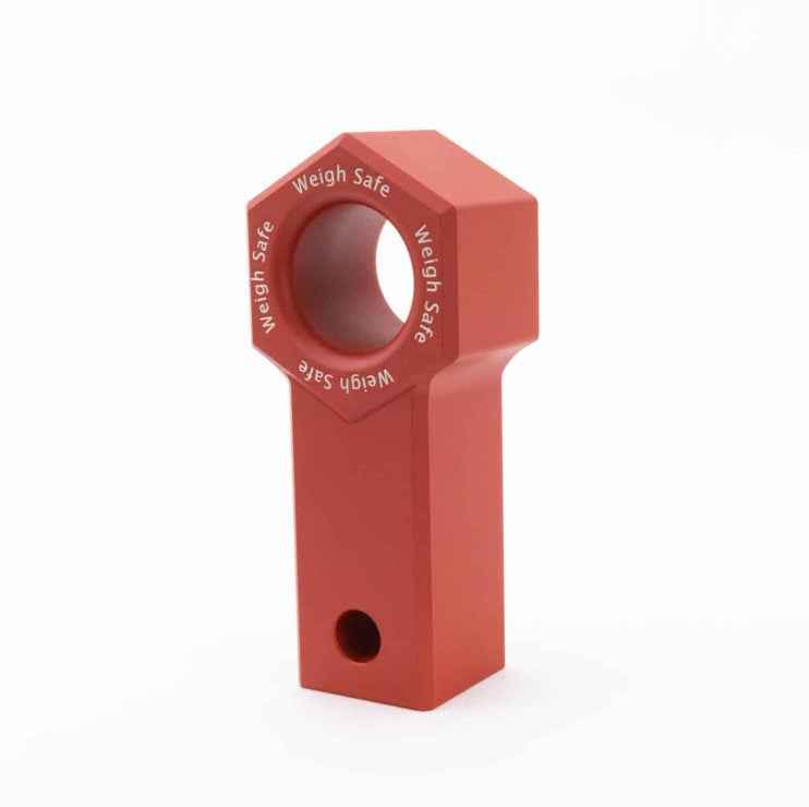Weigh Safe Soft-Shackle Hitch Ring - 2 in, Red – WS-SS-CER-RED