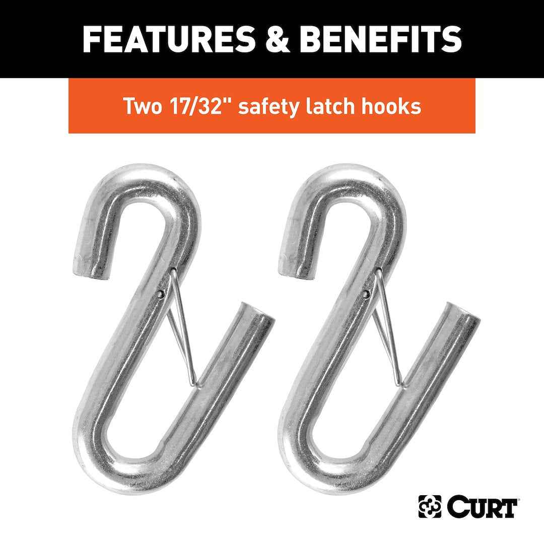 CURT Trailer Safety Cable - Set Of 2 – 80176