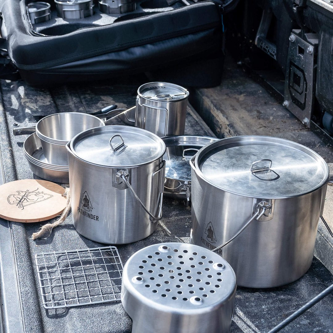 Decked AD23PATHFINDERCOOKINGKIT Campfire Cook Set