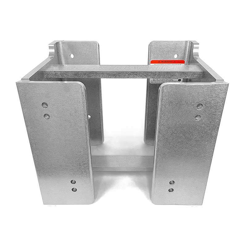 Bob's Machine 100-406000-NOPC Fixed Aluminum Setback Brackets, 6-Inch - image 2