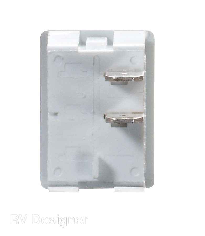 RV Designer S435 White SPST On/Off Control Switch