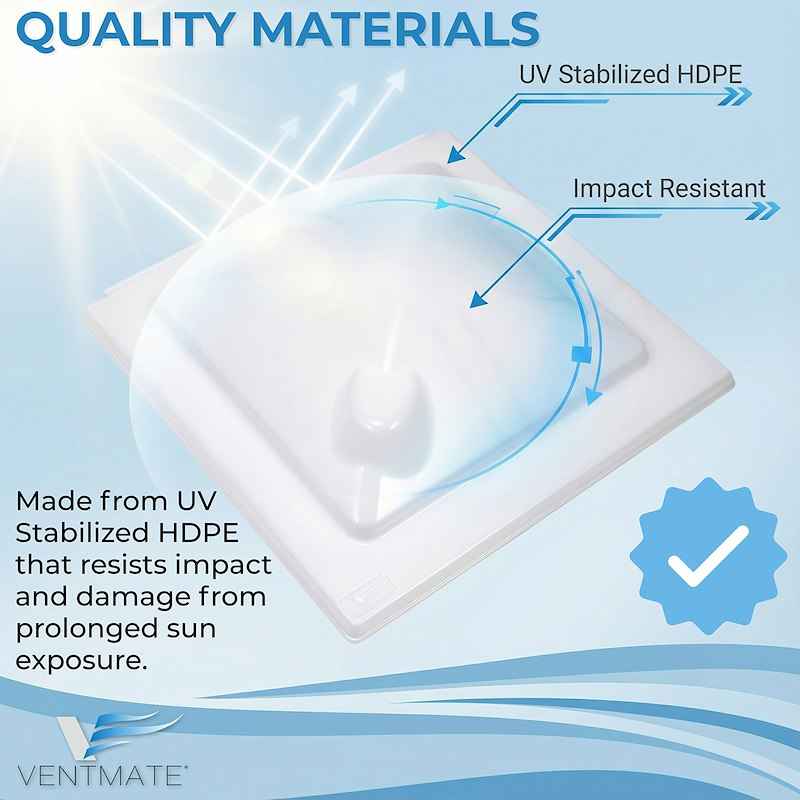 Ventmate 69177 Universal 14" x 14" RV Roof Vent Lid Replacement Kit – image 5