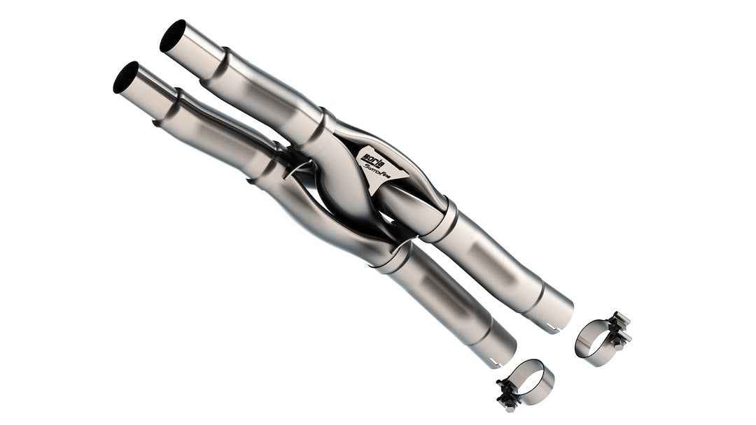 Borla 60750 Hydroformed SwitchFire Resonator-Delete X-Pipe