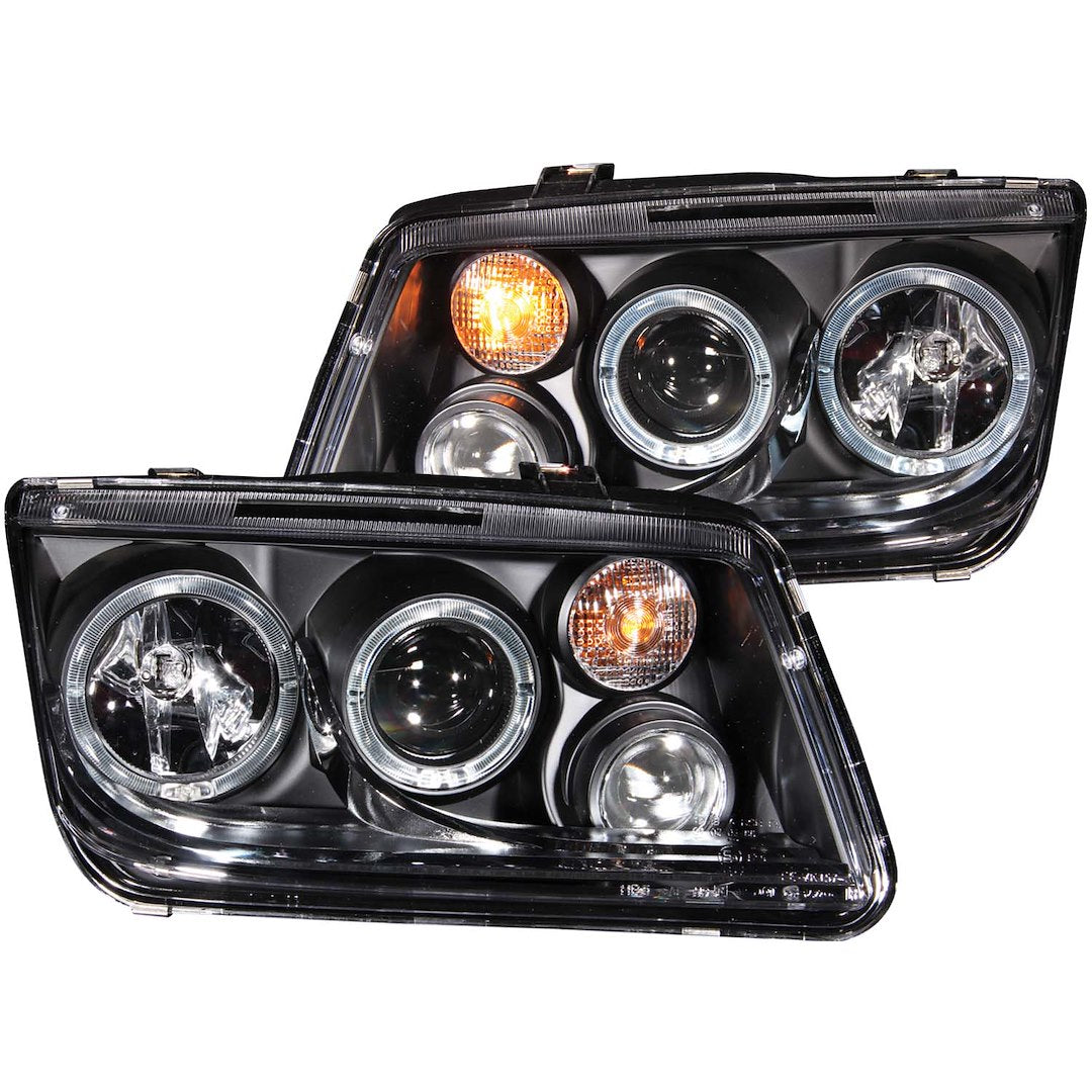 ANZO USA 121369 Jetta H1/H7 Projector Headlight Pair - image 1