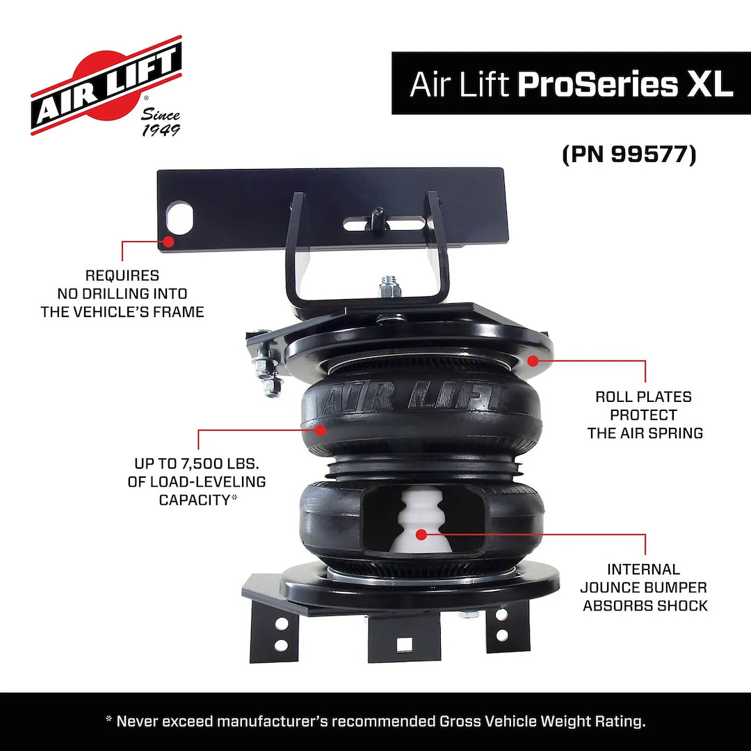 Air Lift 99577 ProSeries Air Springs for Select Ford Super Duty - image 5