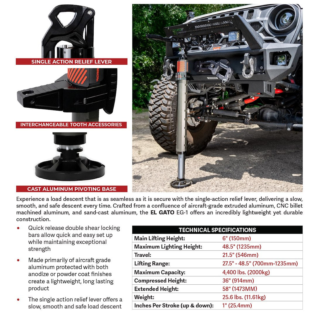 Go Rhino XG-RJ50010B Hydraulic Lifting Jack
