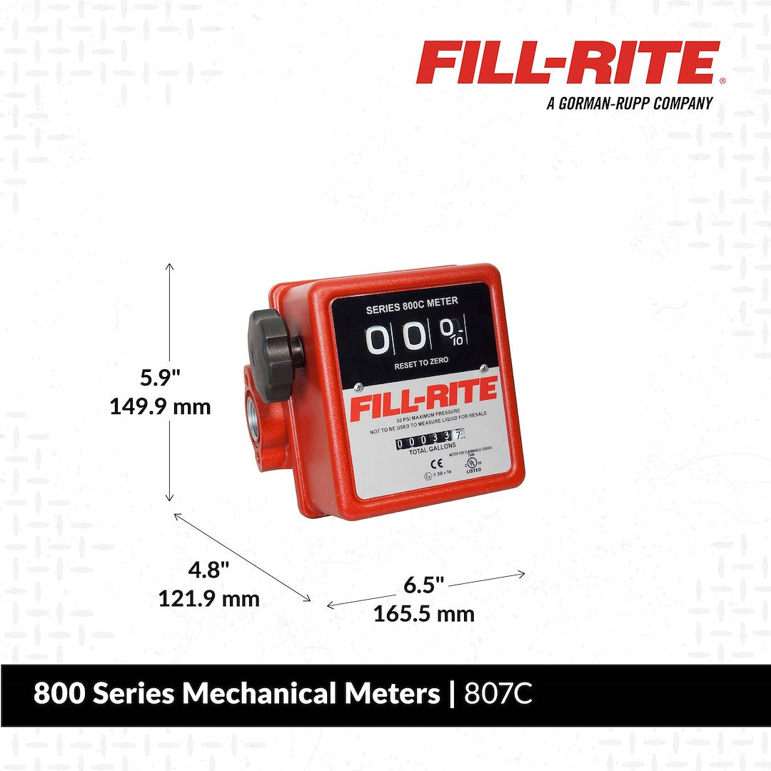 Fill-Rite Fill Rite by Tuthill Flow Meter (807C)