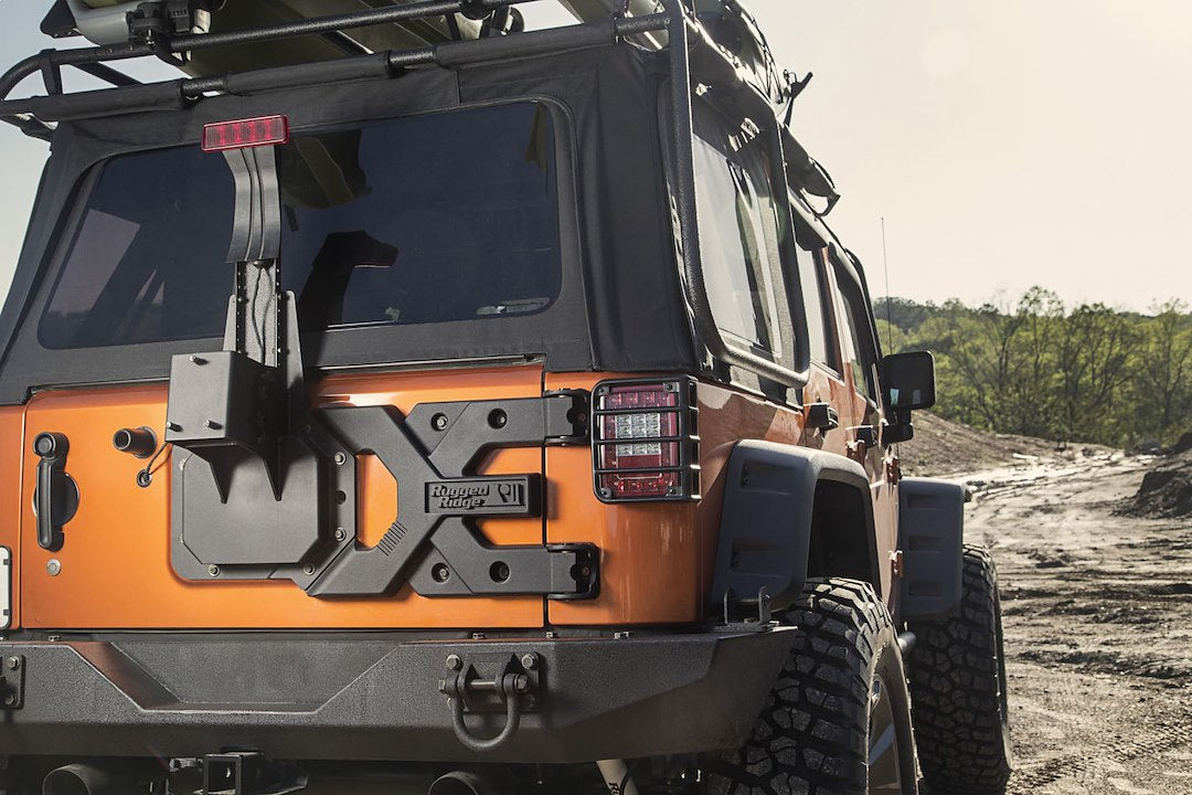 Rugged Ridge 11546.50 JK Heavy-Duty Spare Wheel Carrier Kit