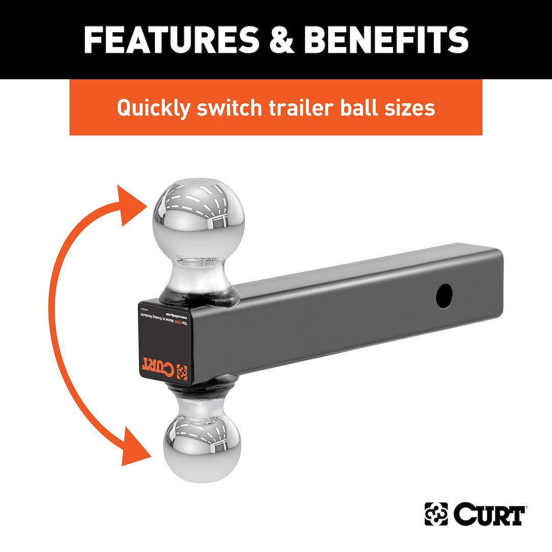Curt 45665 Trailer Hitch Ball Mount - image 3