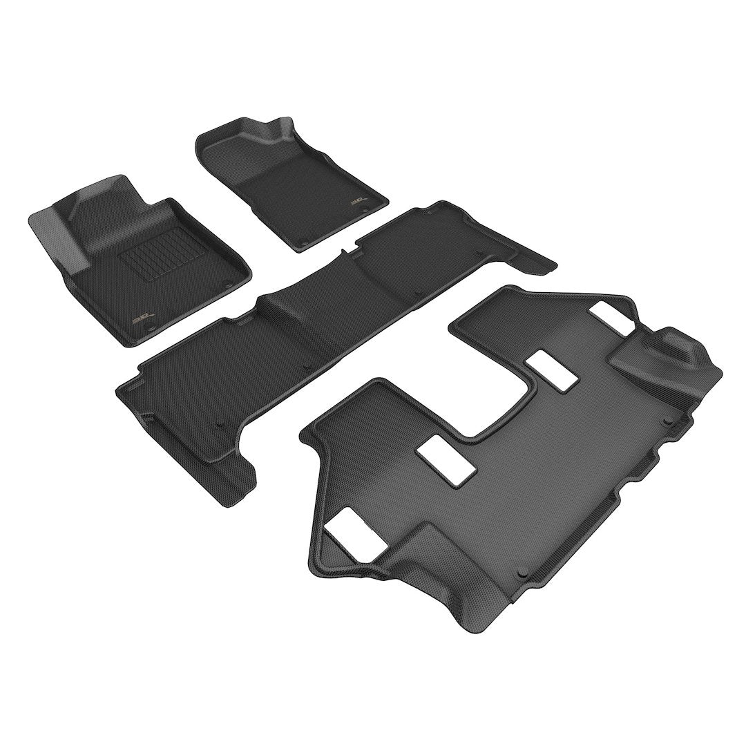 3D Mats L1NS14601509 Armada KAGU Black 4-Piece Floor Mats - image 1