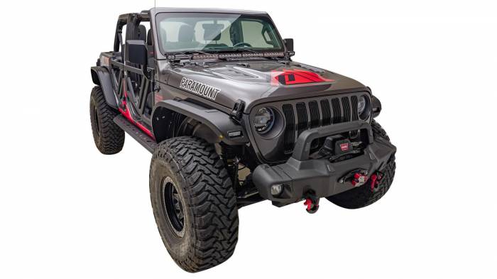 Paramount Automotive 81-21106 Wrangler JL Hydro Rear Fender Extensions