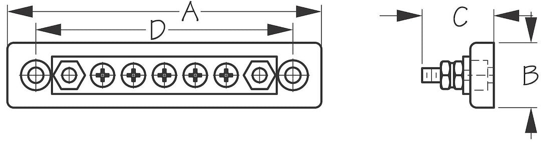 Sea Dog 426710-1 Marine Busbar Assembly