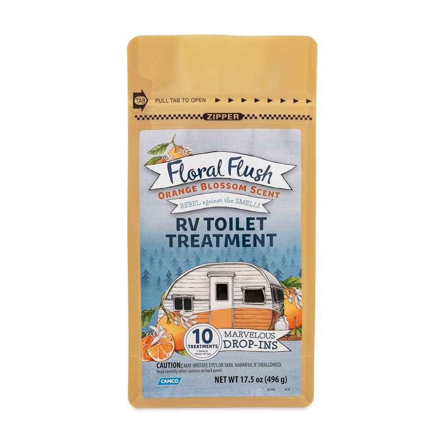 Camco 41491 Floral Flush Orange-Blossom Tank Treatment Pouch