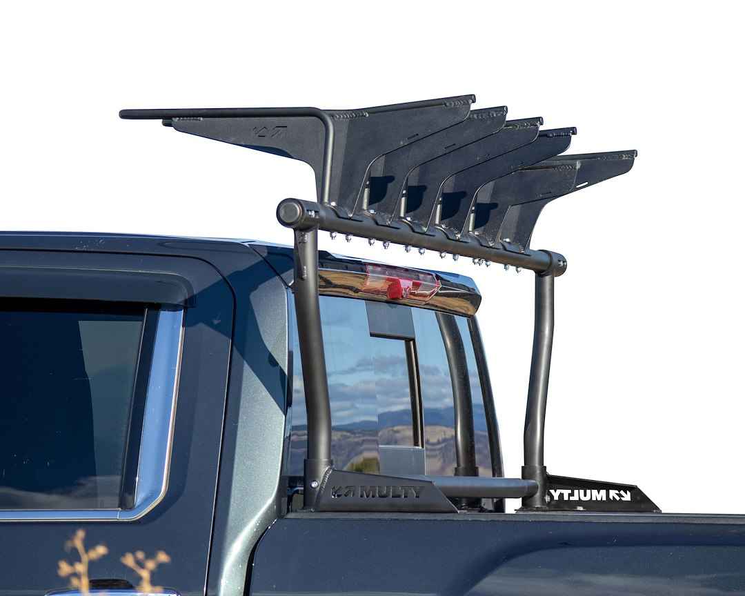 Multy Rack MR2366 Black Aluminum Two-Bike Bed Carrier