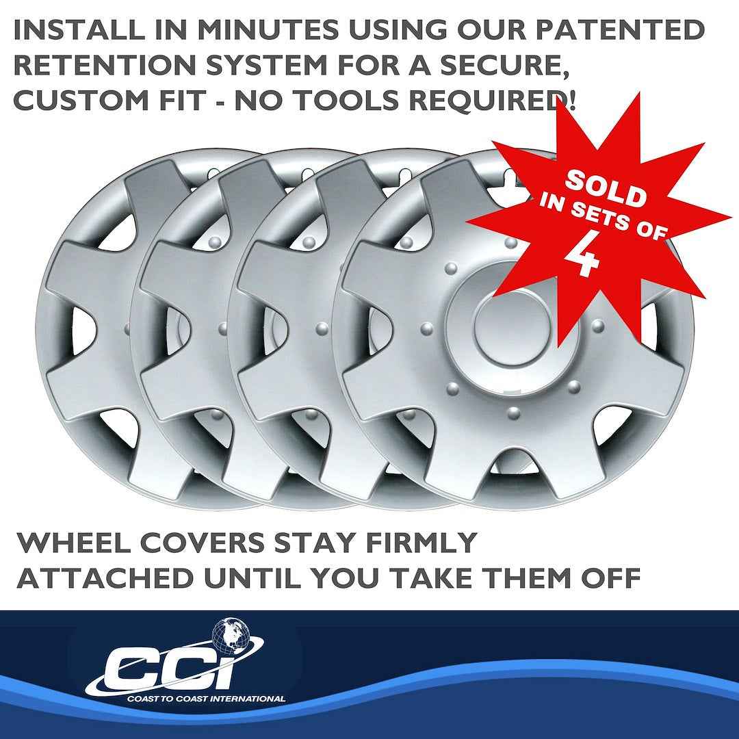 Coast To Coast 18016S Eight-Spoke Wheel-Cover Set for Beetle