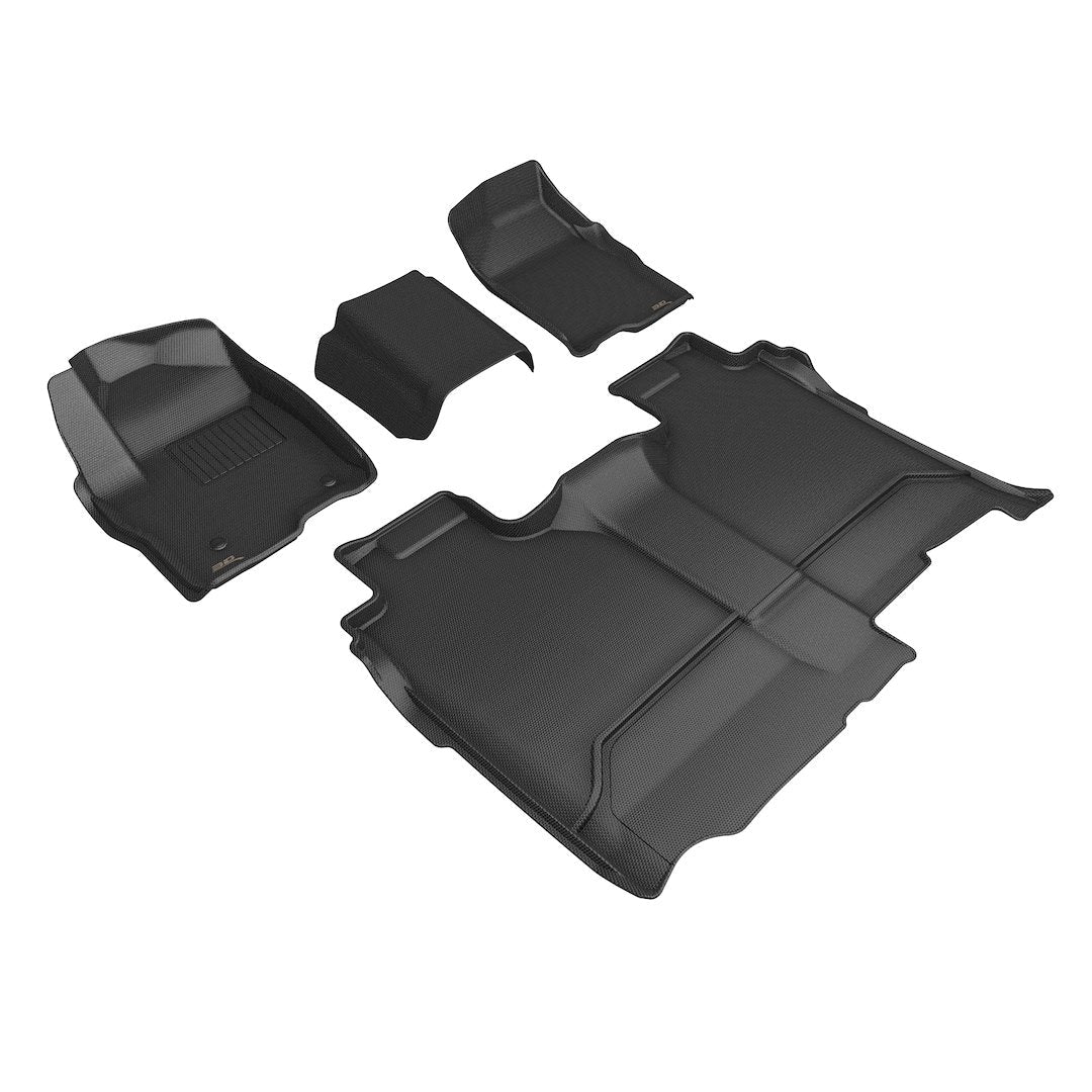 3D Mats L1CH10901509 Silverado Vinyl-Floor KAGU 4-Piece Mats - image 1