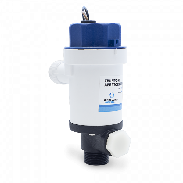 Albin 01-05-074 Twin-Port 500-GPH Livewell Pump, 12V - image 6