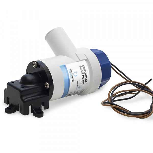 Albin 01-02-008 12V Low-Profile Bilge Pump, 1,100 GPH