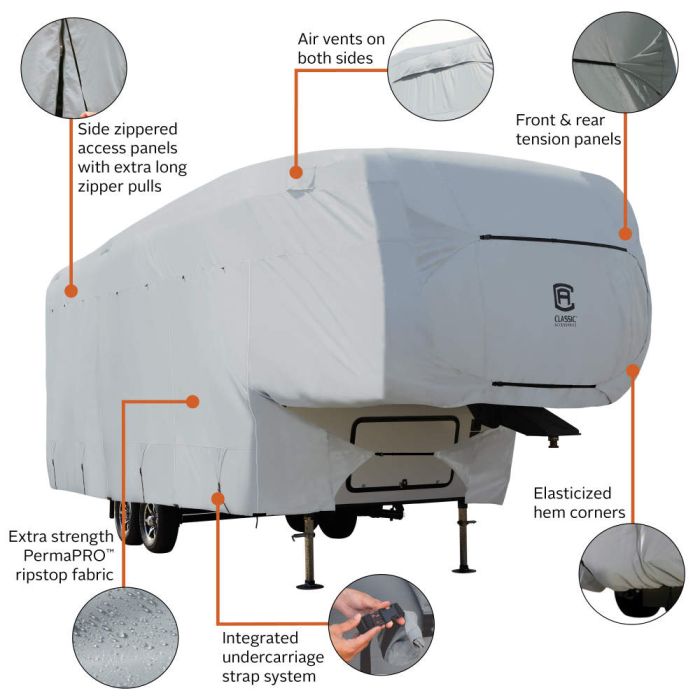 Classic Accessories 80-318-171001-Rt Travel Trailer Cover - image 9