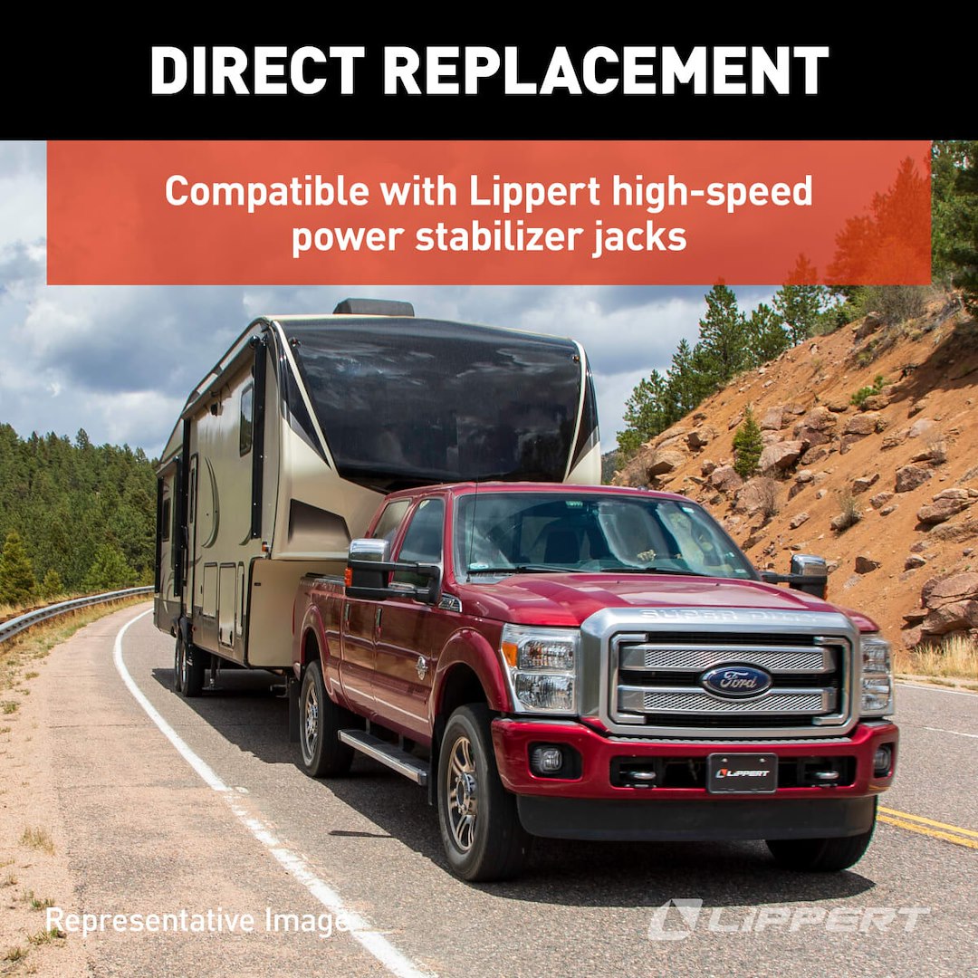 Lippert Components 352338 Trailer Stabilizer Jack Stand Motor - image 6