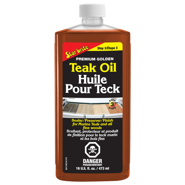 Star Brite 085116pc Premium Golden Wood-Treatment Oil