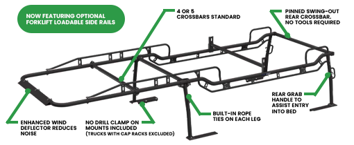 Holman 12000 Pro Rack Crossbar and Leg Set