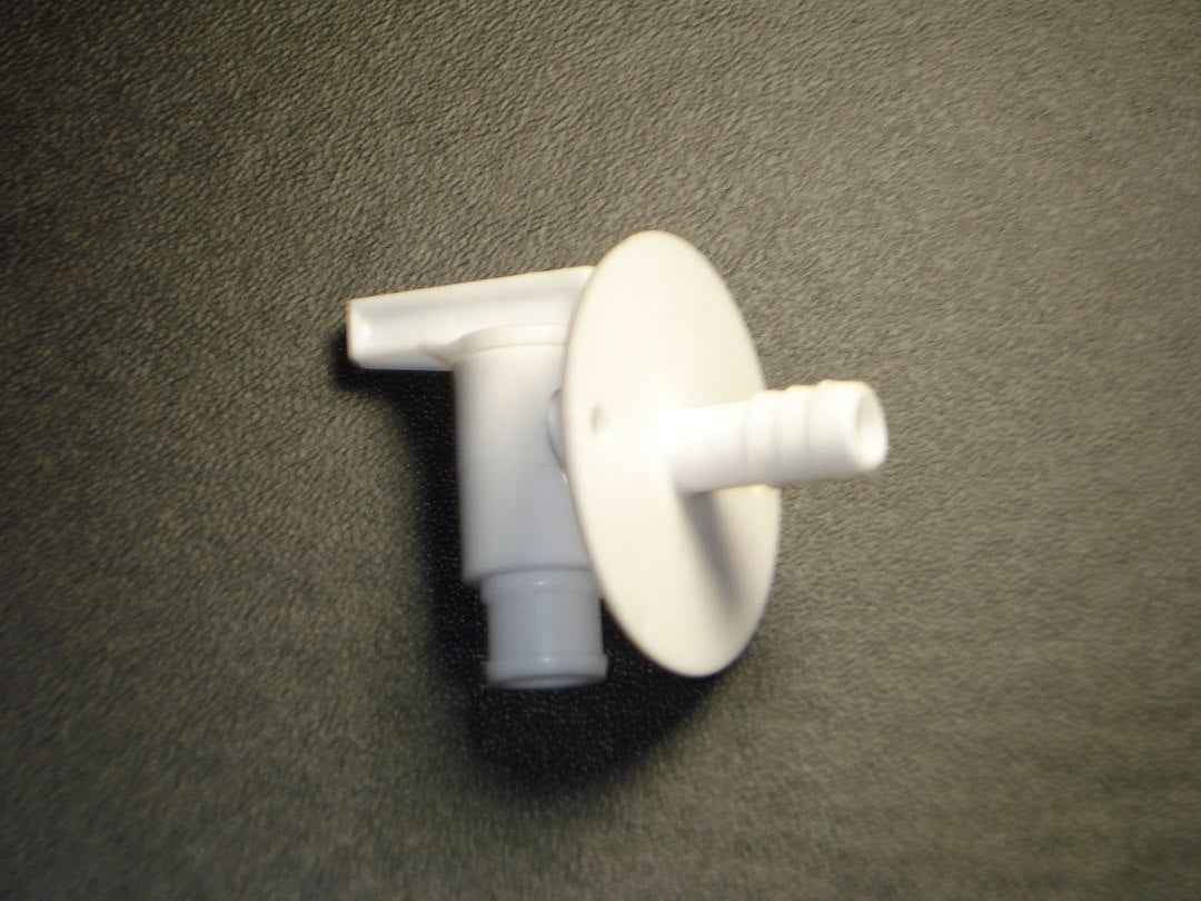 Petersen Molding 18959AW 3/8-Inch Hose-Barb Fresh-Water Drain Valve