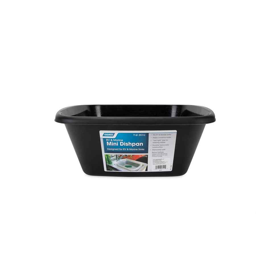 Camco 43515 Black 9-Quart Polypropylene Dish Pan