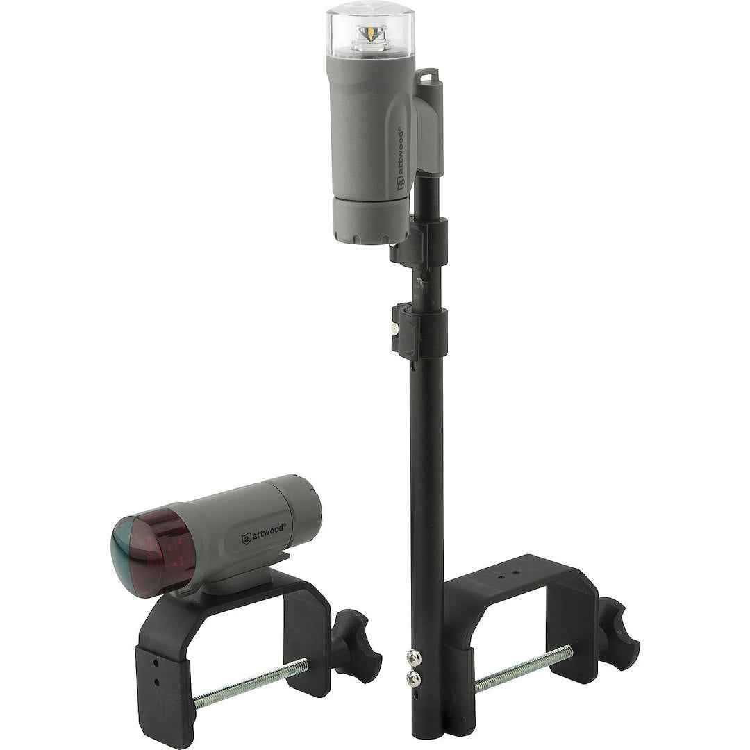 Attwood Marine Portable LED Bow and Stern Navigation Light Kit – 14190-7